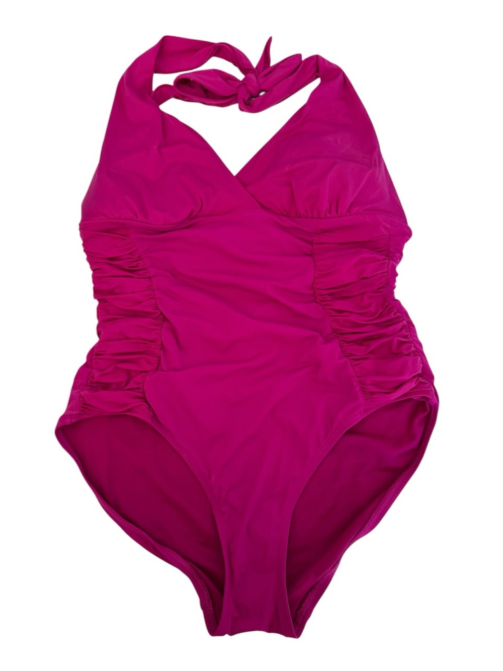 Spanx one piece swimsuit size 12 fuchsia